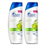 2 Shampoo Head & Shoulders Control Caspa Manzana Fresh 375ml