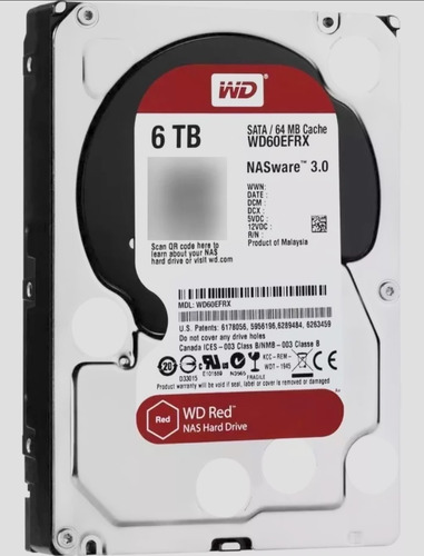 Remate Disco Duro Wd Red 6tb