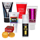 Kit 6 Itens Gel Lubrificante Produto Erótico Sexshop Revenda