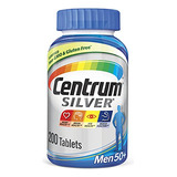 Multivitamínico Centrum Silver Para Homens 50+ 200 Comprimid