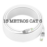 Cable Utp Ethernet Cat 6 Red Internet Ponchado X 15 Metros