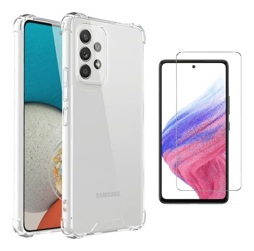 Funda Para Samsung Galaxy A53 5g Airbag Acrigel + Mica 