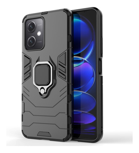 Poco X5 5g Funda Uso Rudo Armor Ring + Cristal 9d