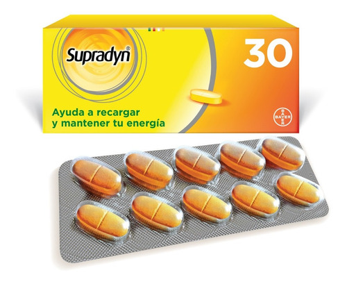 Suplemento Multivitaminico Supradyn 30 Comprimidos Laqueados