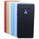 Capa Capinha Para Galaxy Note 9 Fosca Aveludada Coloridas