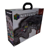 Caixa Nintendo64 Jabuticaba 4 Controles Divisoria Mdf E Alça
