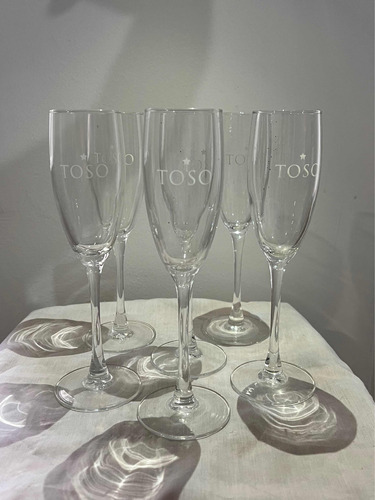 Copas De Vidrio Champagne X4