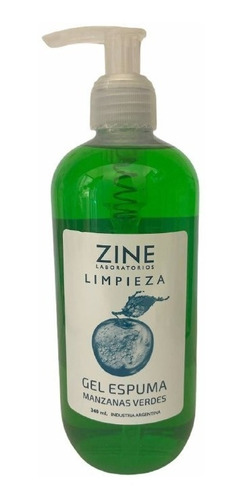 Gel Espuma De Manzanas Verdes Higiene Facial 340ml Zine