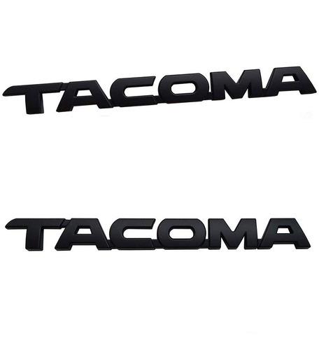 Par De Emblemas Negros Toyota Tacoma 