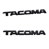 Par De Emblemas Negros Toyota Tacoma 