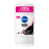Desodorante Barra Nivea Black&white Clear Femenino 54g