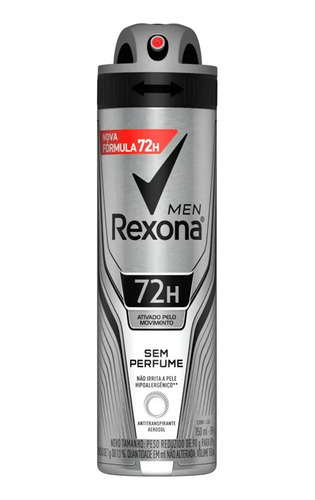 Desodorante Rexona Men 72h Sem Perfume 150ml