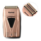 Afeitadora Kemei Gold Rose Km 3384 Barberia Barber Shaver