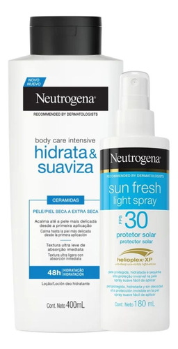 Hidratante Hidrata Suaviza 400 + Filtro S Spray Sun Fresh 30