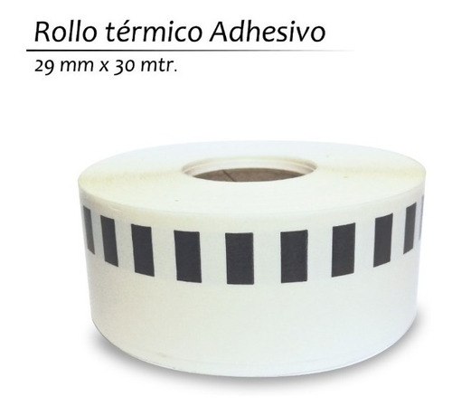 Rollos Térmicos Para Impresora Brother Ql 29x30mts