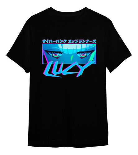 Camiseta Camisa Cyberpunk Edgerunners Lucy 2077 Japonês