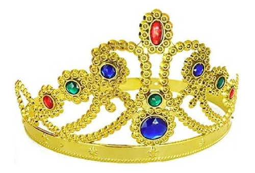 Corona De Reina Tiara De Princesa Fiesta Cotillón Ajustable 