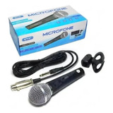 Microfone Profissional Metal Com Fio