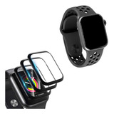 Malla + Vidrio Templado Compatible Con Apple Watch 38 Mm