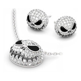 Aretes Y Collar De Jack Skellington Marca Craneoshop 