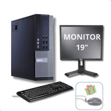 Cpu Dell Optiplex Core I5 8gb Ssd240gb Monitor 19 E Teclado