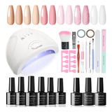 21 Pzakit Para Uñas Kit De Uñas Completo Kit Uñas De Polygel