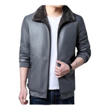 Chaquetas De Cuero Para Hombre De Invierno  Chaqueta Motera