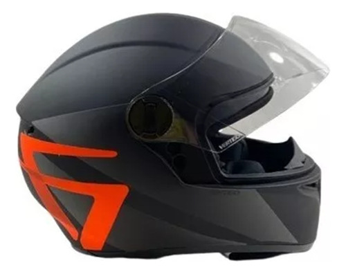 Casco Integral V50 Infinity Nocturne L Naranja Fluo Ourway