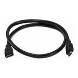 Monoprice Commercial Series Premium 3ft 24awg Cl2 Cable Hdmi De Alta Velocidad De Extensión Macho A Hembra - Negro