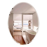 Espejo Ovalado Espejo Biselado 70x50. Design Forever