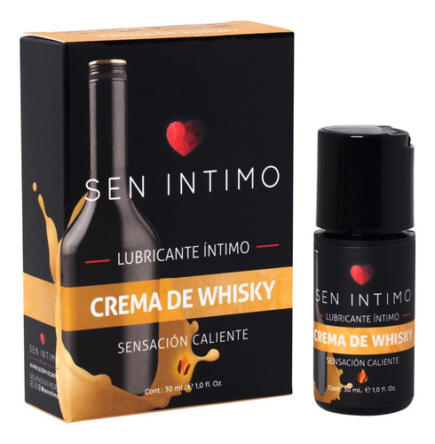 Lubricante Íntimo Caliente Crema De Whisky 30ml