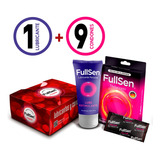 Promo Fullsen Lubricante Estimulante + Condón Texturizado C9