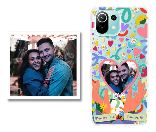 Funda Para Xiaomi Corazon Personalizada Con Tu Foto Favorita