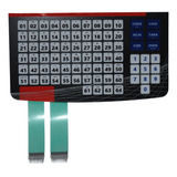 Teclado Membrana Balanca Filizola Platina Preto / Vermelho 