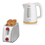 Combo Desayuno Tostadora Black Decker+ Pava Liliana Regulabl