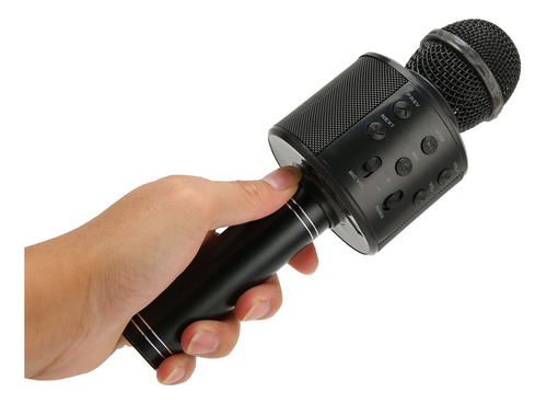 Micrófono Inalámbrico Para Karaoke Bluetooth Con Bocina
