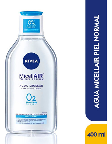 Agua Micellair Nivea Piel Normal X 400ml