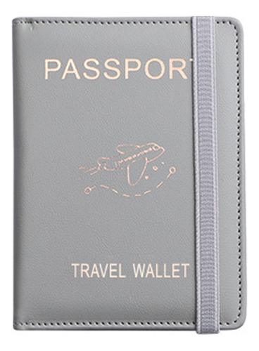 Porta Pasaportes Pu Cuero Porta Pasaportes Gran Capacidad