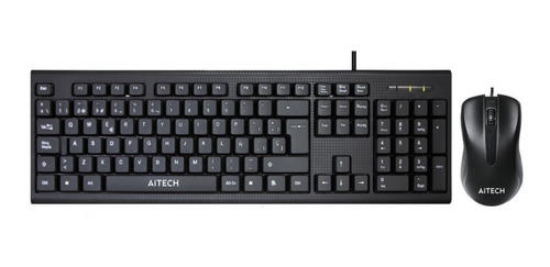 Combo Mouse Y Teclado Aitech  Ai-g17 800 Dpi