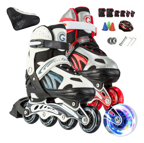 Patines Lineales Con Luces Para Adulto