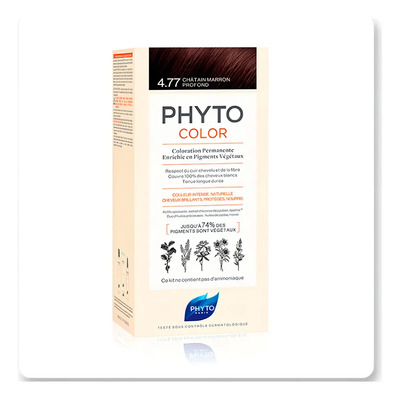 Tintura Phytocolor 50mL Tono 4.77 Castaño Marrón Intenso | Envío gratis