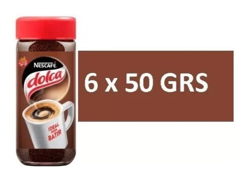 Cafe Nescafé Dolca Tradicional 6 X 50 Grs