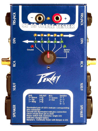 Peavey Ct-10 Cable Tester