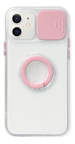 Funda Protectora Camara Con Anillo Para iPhone 11 Pro + Mica