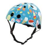 Casco Bicicleta Mini Hornit Con Luz Regulable Niño Bebe Nena Color Ice Cream Talle 54-58 Mm