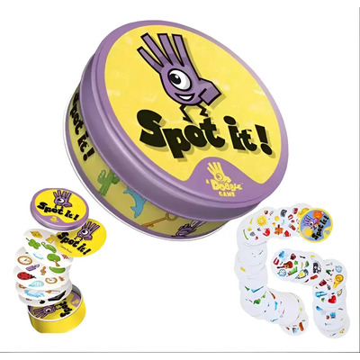 Spot It! Juego De Mesa, Juego De Cartas De Agilidad | MercadoLibre