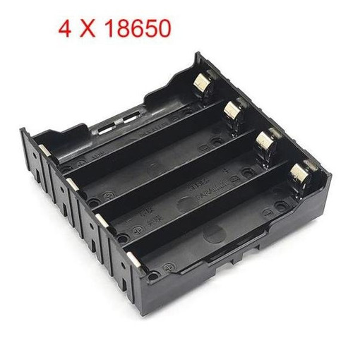 Porta Pilas Para X4 Baterías Modelo 18650 Para Pcb Socket