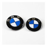 Par Emblema Capó Cofre 82mm Y Cajuela 74mm Para Bmw