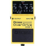 Pedal De Distorsión Para Bajo Boss Odb-3 Bass Overdrive