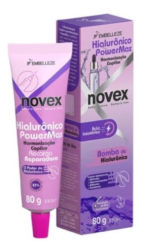 Hialuronico Powermax  Novex Recarga Reparadora Capilar 80g